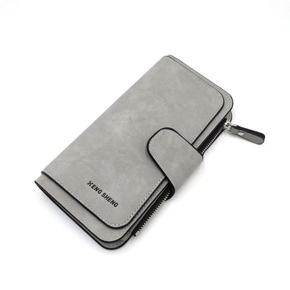 ✨✨BRAND NEW 4 Layers Long Large Trifold Womens Card Holder Wallet Abrazine Finis - Picture 3 of 7